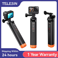 TELESIN Buoyancy Bar Selfie Stick Waterproof Selfie Stick With Hand Strap Wireless Remote Control For Gopro Hero 9 10 11 12 13
