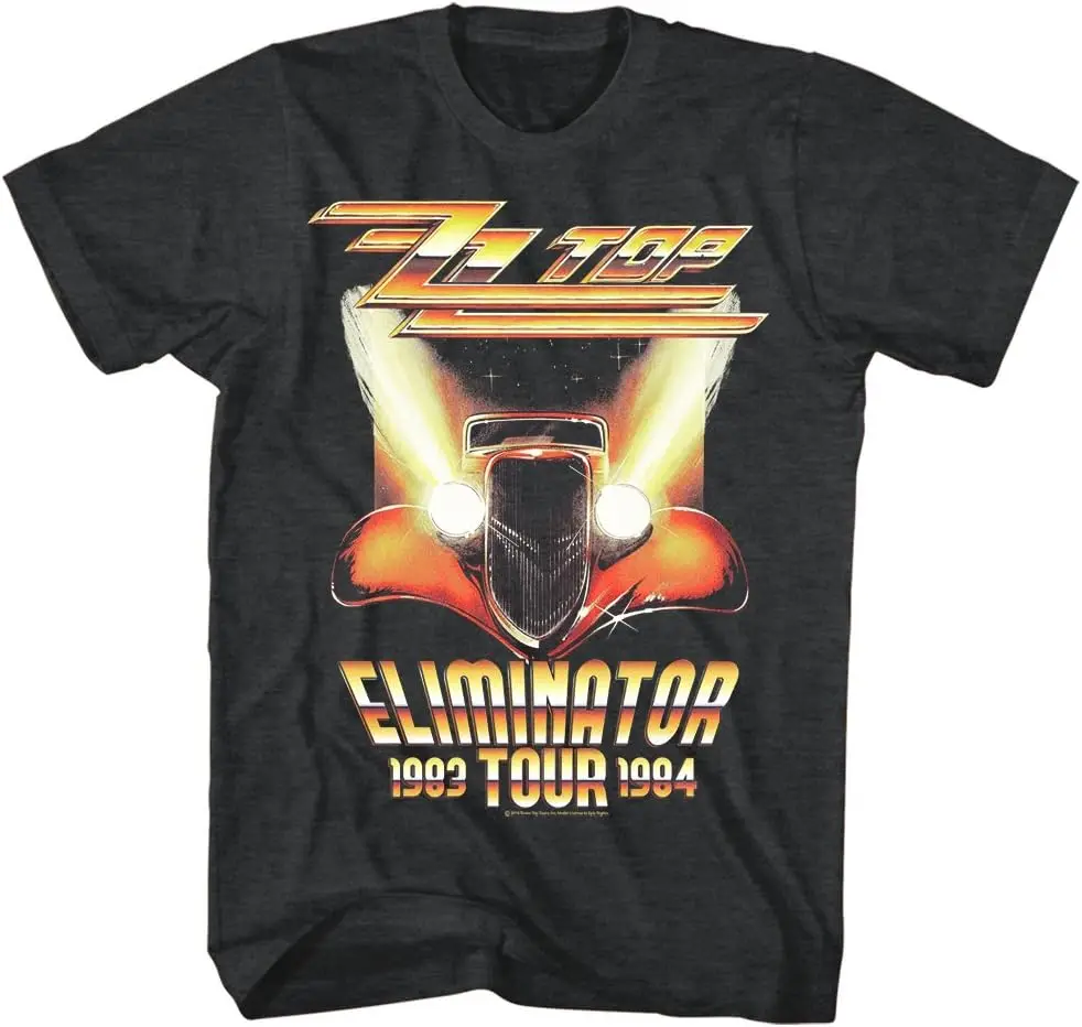 ZZ Top Rock Band Music Group Eliminator Tour 1983-84 Adult T-Shirt Tee