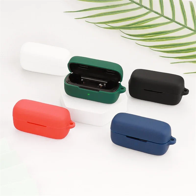 Pour EarFun Free Pro 3 tui en Silicone couleur unie antichoc couteurs accessoires protecteur pour EarFun Free Pro 3 couverture