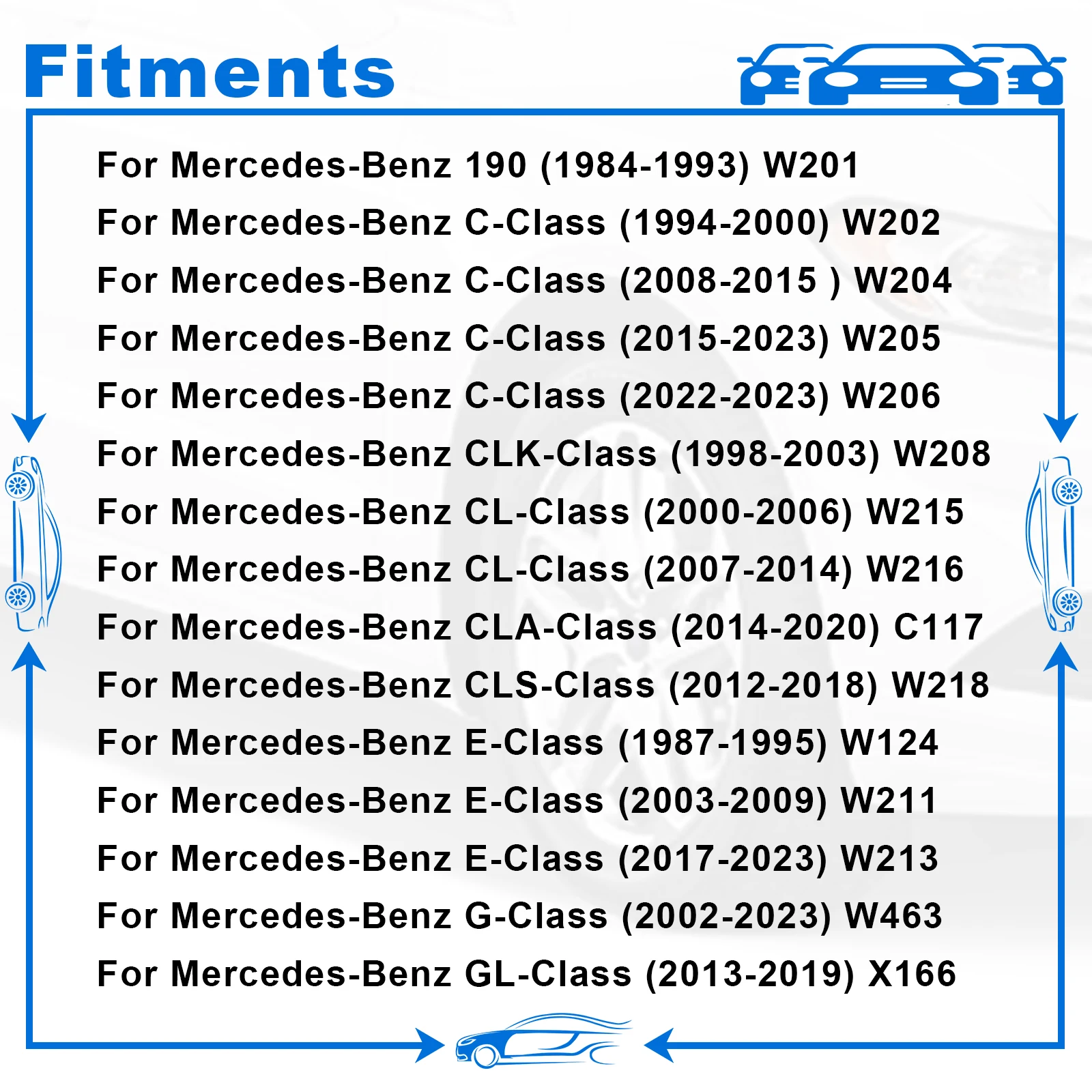 24pcs M4.8 Radiator Support Splash Shield Undercar Tapping Screw Bolt & Nut Kit for Mercedes Benz 2019900536 0019949845