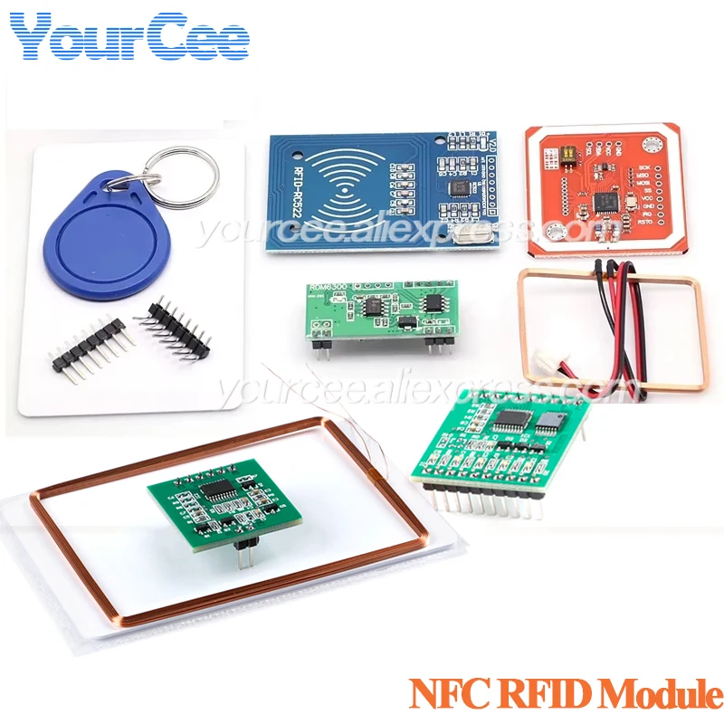 RC522 MFRC-522 PN532 NFC RFID Module Kits S50 13.56 Mhz 125Khz 6cm With Tags SPI Write & Read for arduino uno 2560