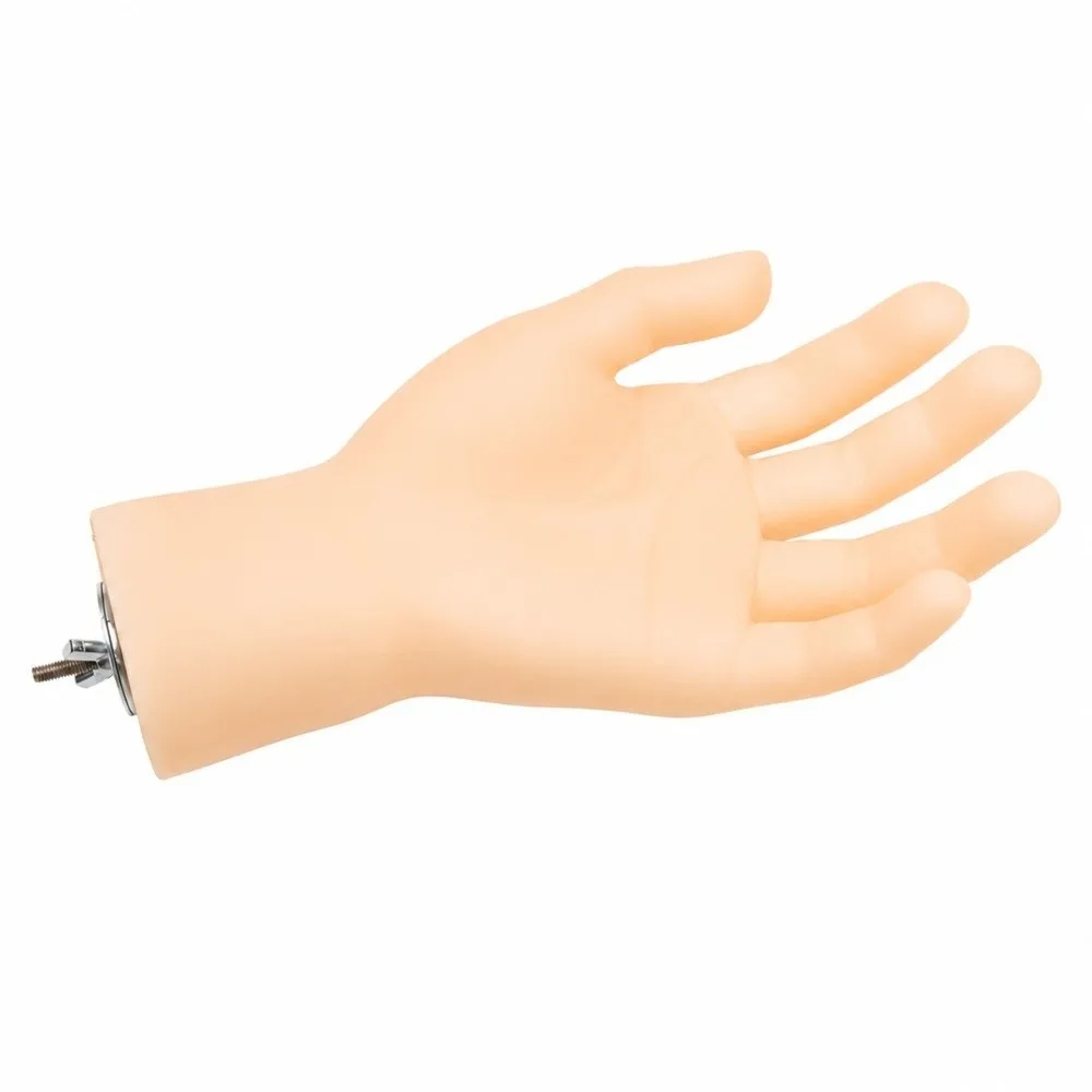 Bite Resistant Simulated Hand Shaped Bird Stand Wear Resistant Plastic Fake Hand Parrot Resting Pole Realistic Bird Perch Stand