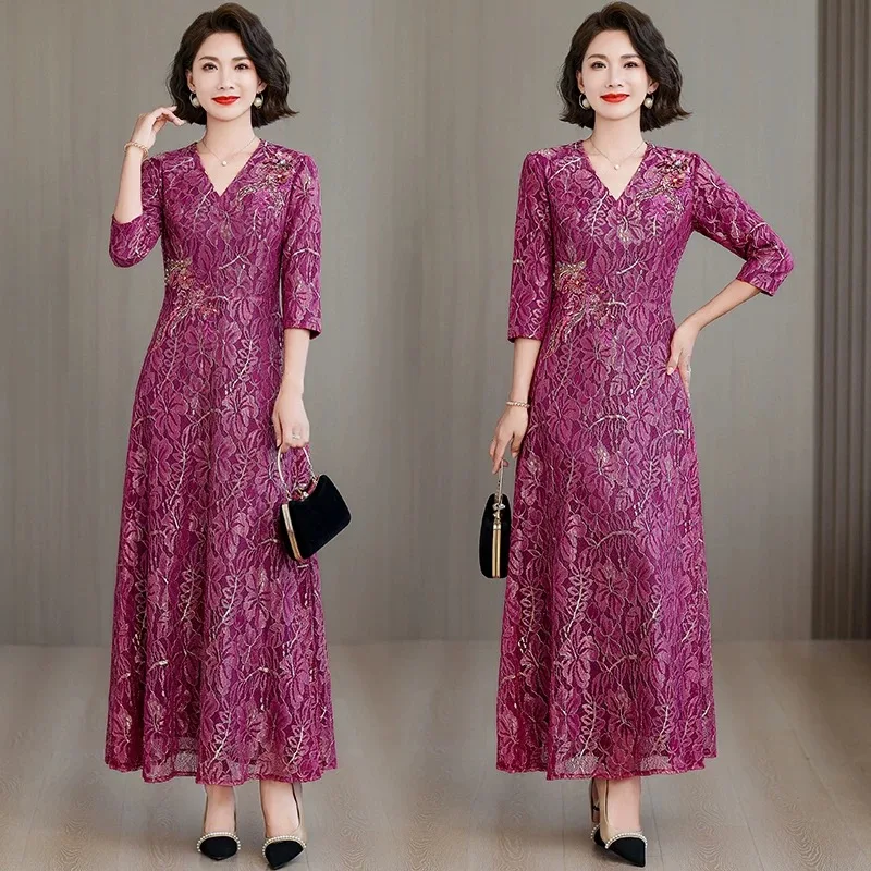 

Женское вьетнамское кружевное платье Cheongsam с вышивкой в традиционном этническом стиле, свадебное банкетное вечернее платье, костюм