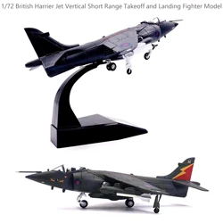 1/72 British Harrier Jet Vertical Short Range Takeoff and Landing Fighter Model AV-8B  Alloy finished product collection model