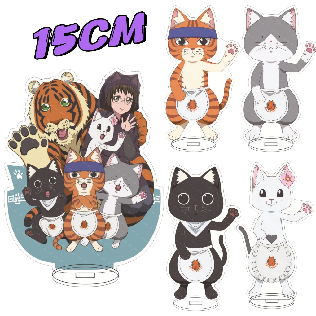 

Cute 15CM Anime Ramen Akaneko Red Cat Ramen High animation High definition acrylic stand brand decoration to friends gifts