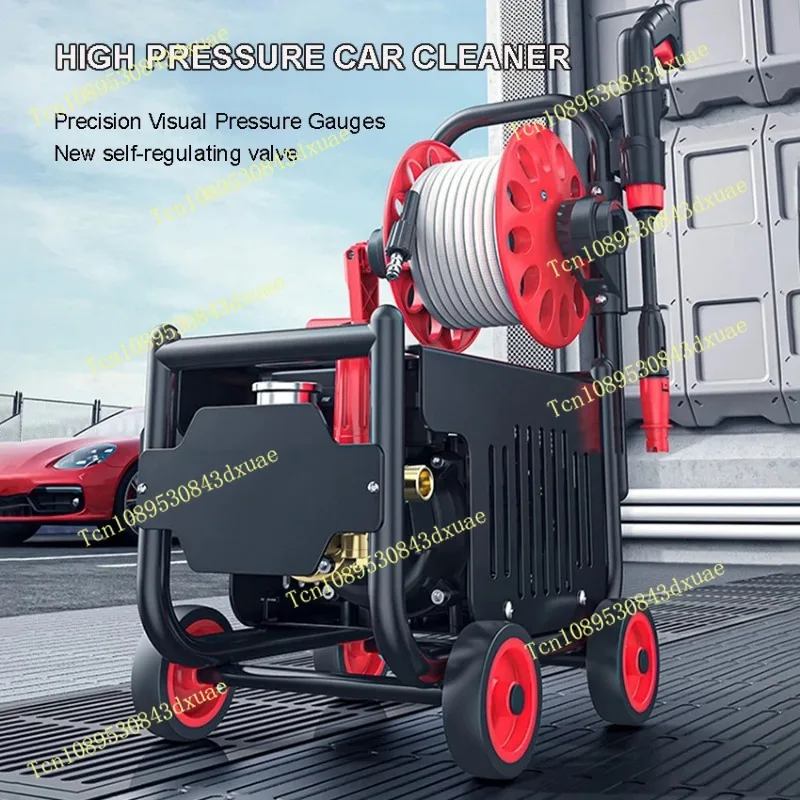 

Мойка высокого давления 2000 Вт с регулируемым давлением, пистолет для мойки автомобилей, генератор пены «Торнадо», 220 В