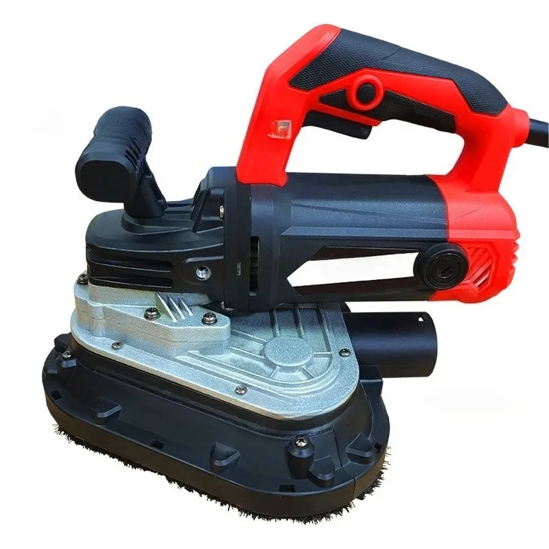 Handheld 3‑Head Concrete Grinder Dust‑Free Electric Floor Polisher For Cement Surface Grinding Renewing Old Ground Renovation