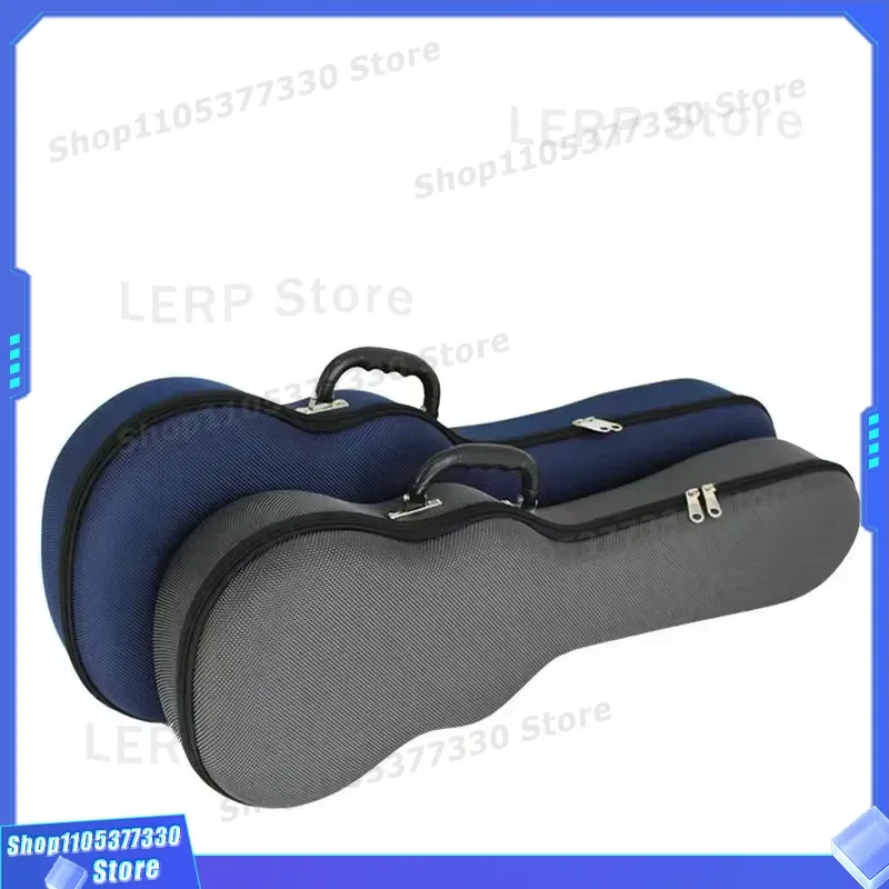 Custom Black EVA Hard Shell Guitar Case Waterproof Protective Bag with Shoulder Strap Handle for Electric Guitar Storage