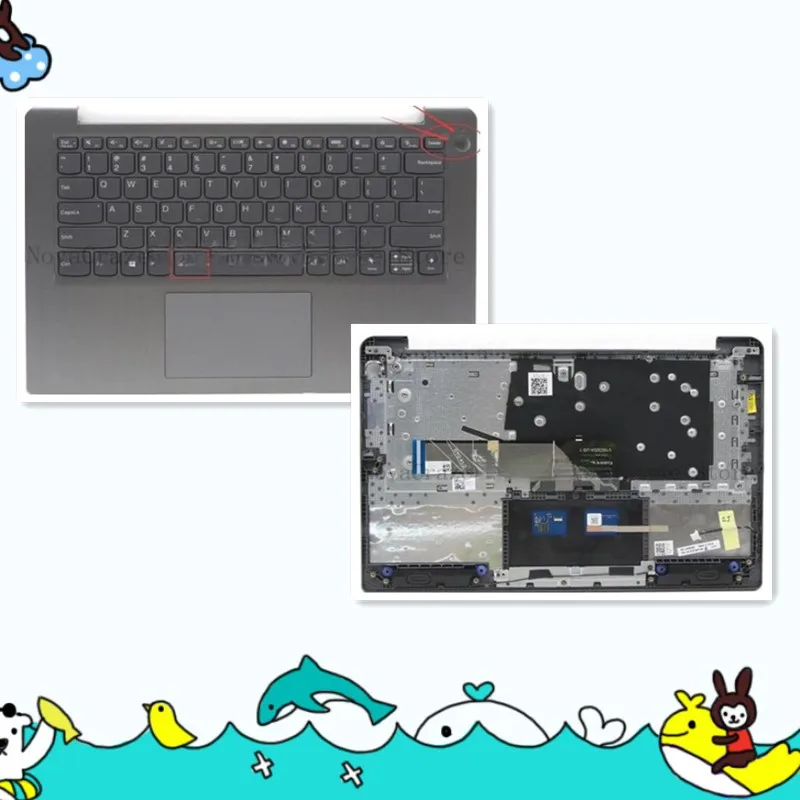 

Новый упор для рук IdeaPad 3-14ITL6 3-14ALC6 с клавиатурой с подсветкой 5CB1B97796