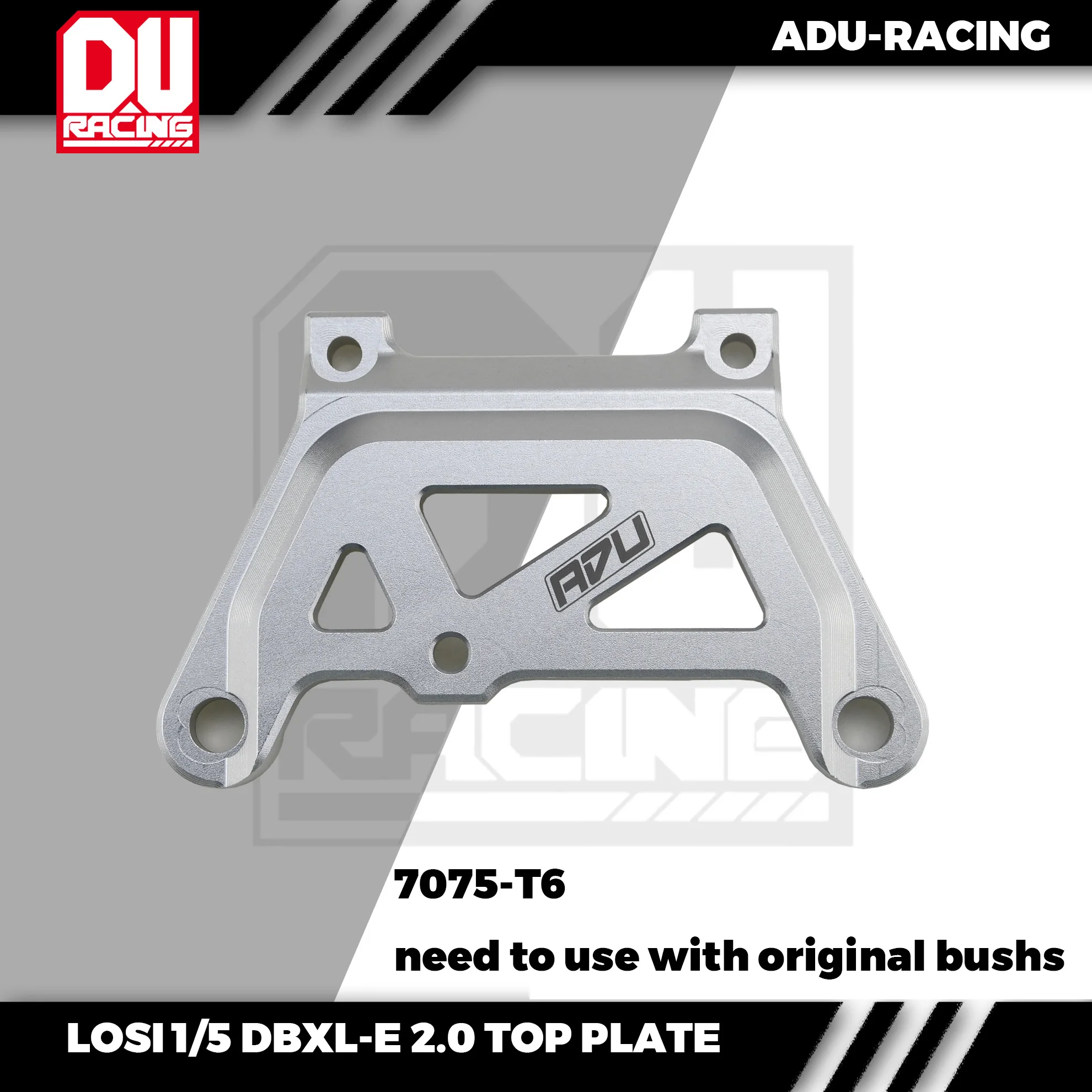 

ADU RACING 7075-T6 LOSI DBXL E2.0 DBXL CNC Top Plate