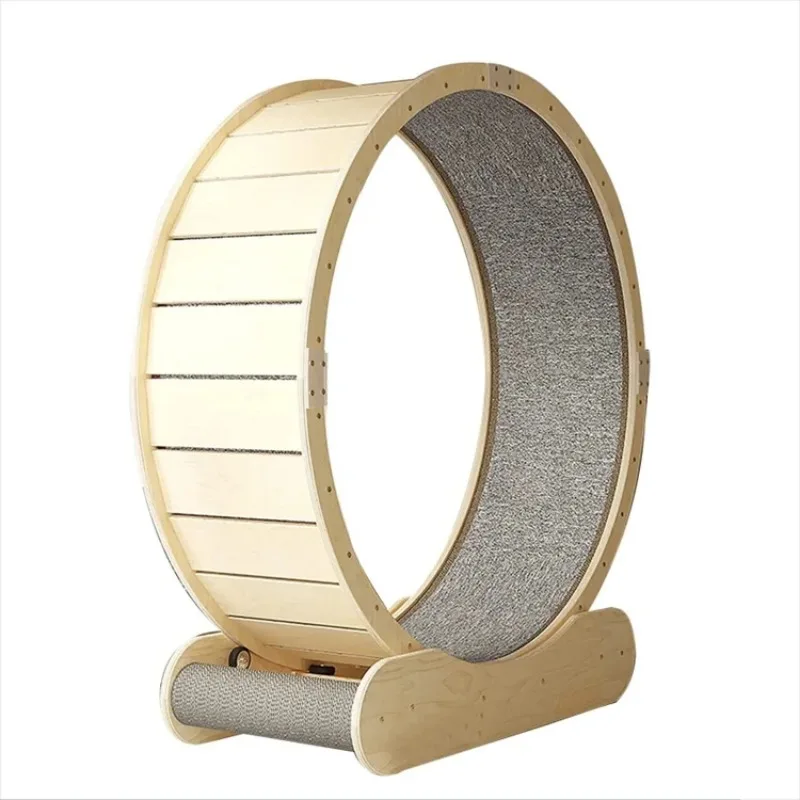 

High Quality Pet Treadmill Cat Fitness Toys Pet Cat Exercise Wood Cat Treadmill Running Wheel