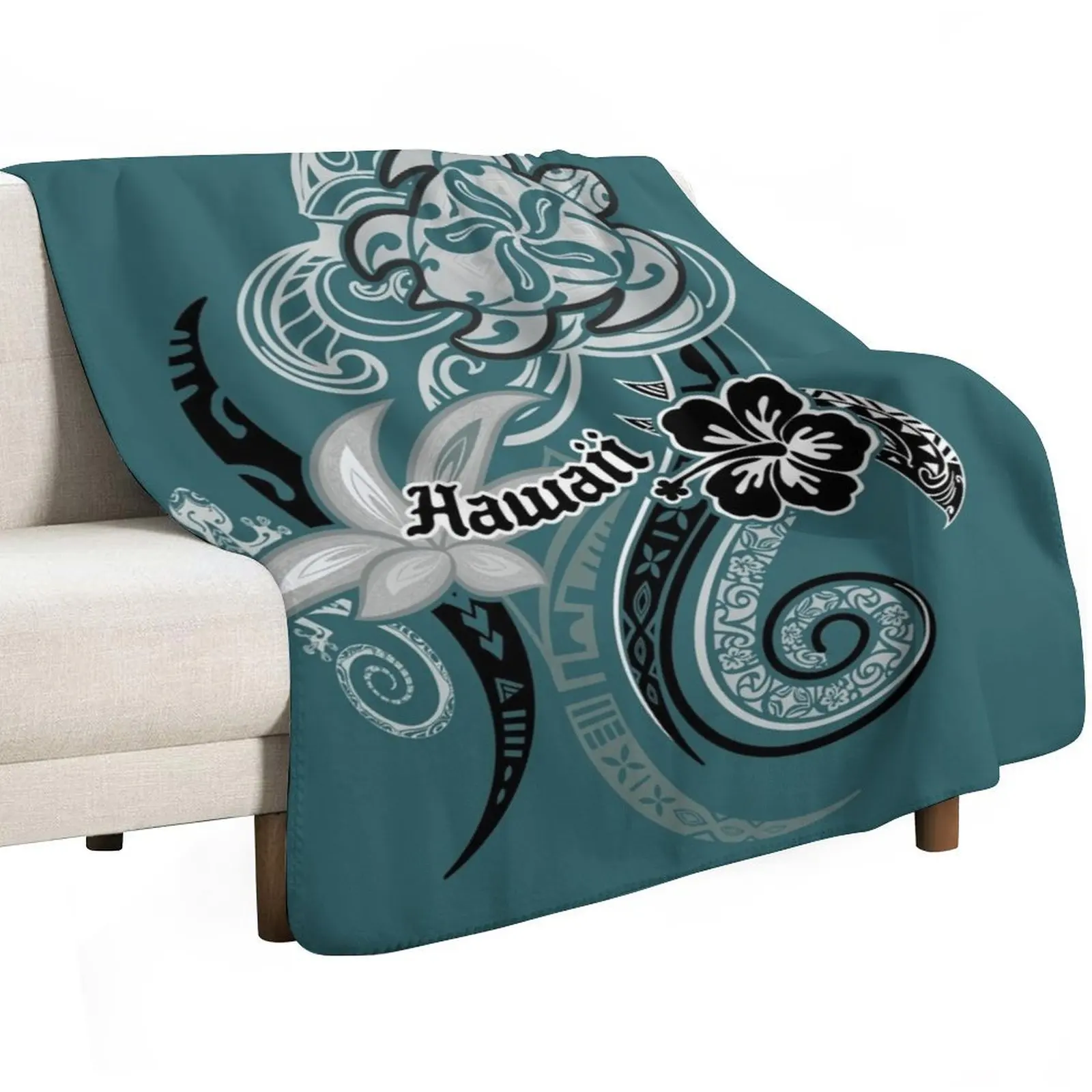 HAWAIIAN Tribal Threads Throw Blanket Luxury Brand for babies Sofa Throw Flannels Weighted warm winter Blankets