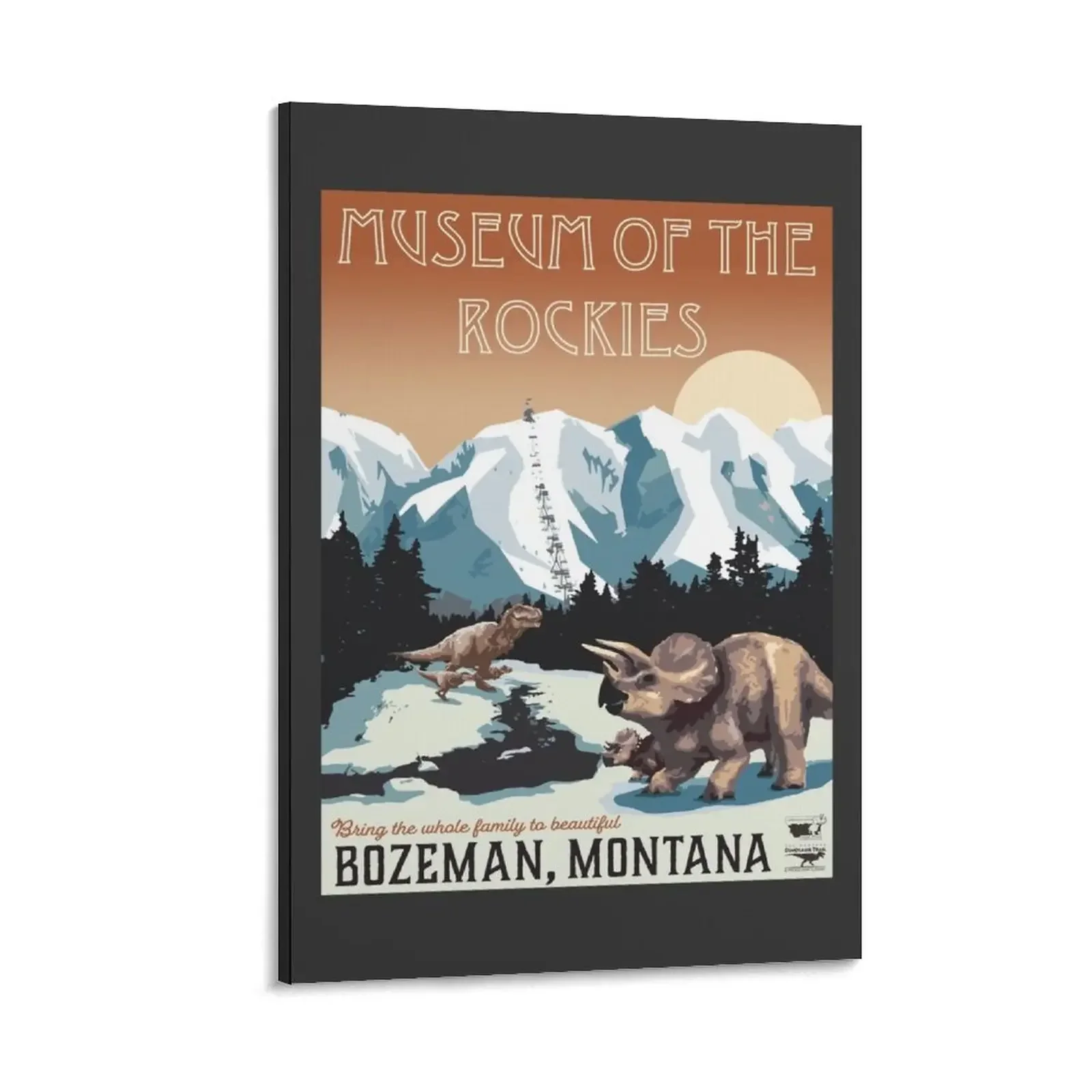 

Museum of the Rockies Canvas Painting Wall decoration poster ornaments for home aesthetic room decor Picture on the wall