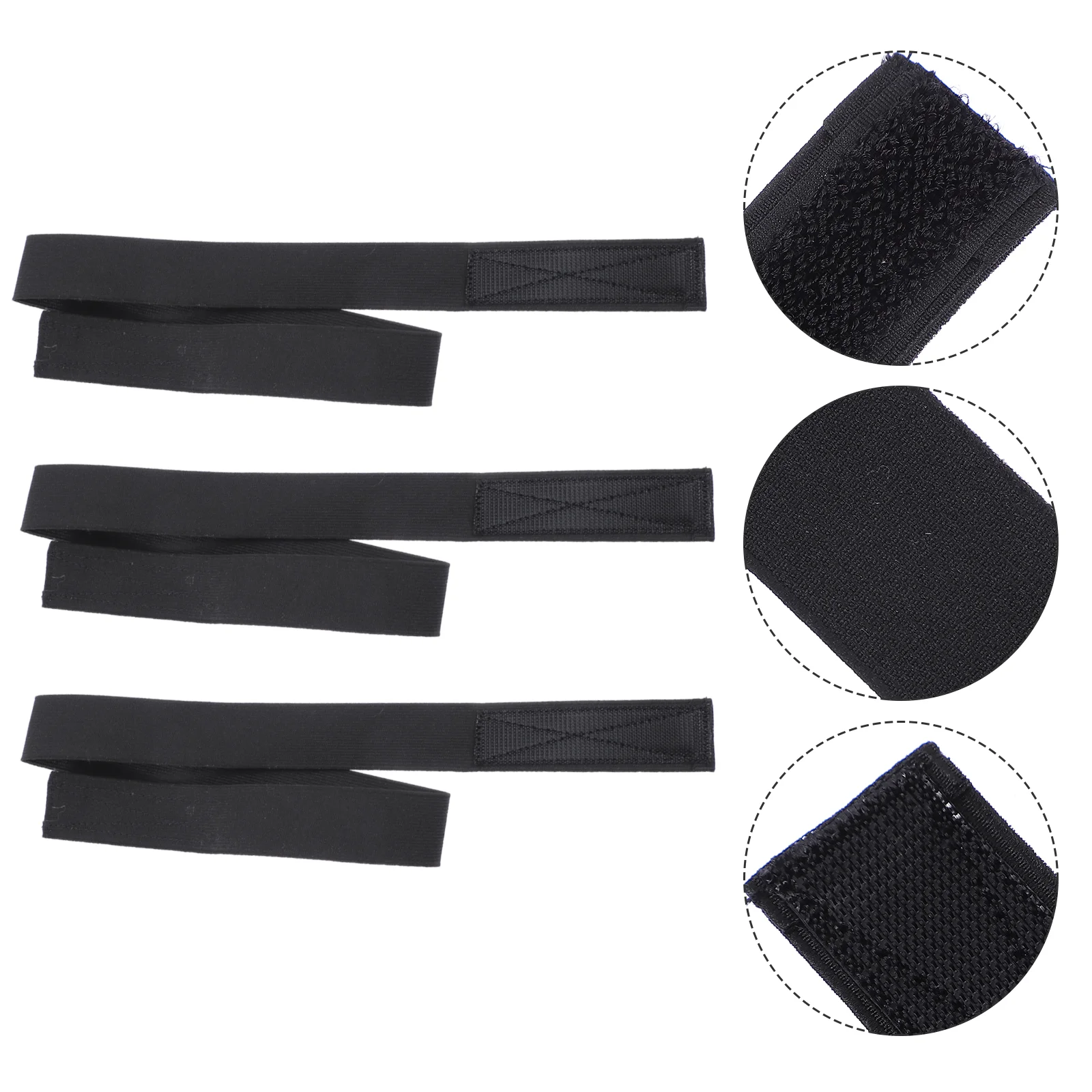 3 Pcs Adjustable Strap Lash Glue Bottle Tops Lace Melting Band Wigs Accessory Headbands Hair Elastic Scarf Miss