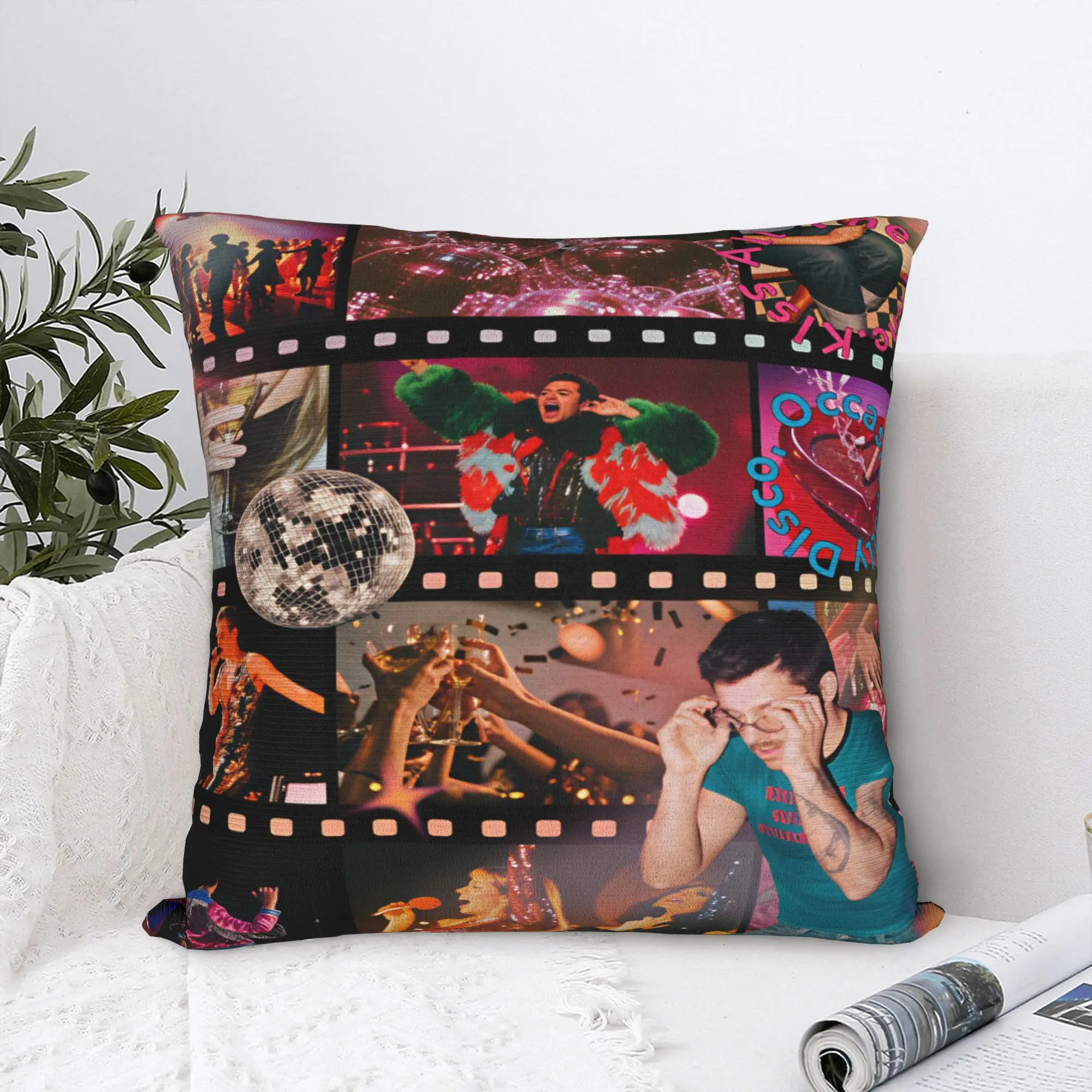 Harrys S-Styles Kiss Al the Time Pillowcases  Fashion Pillow Case For Sofa Home Decoration Design Pillow Cover