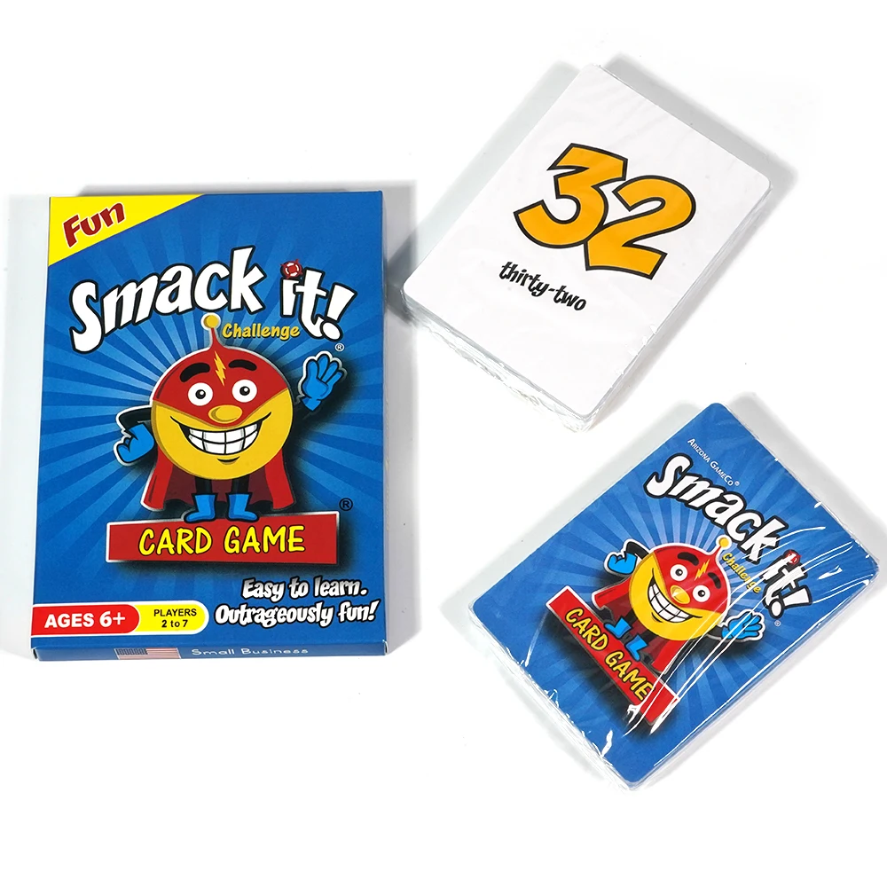 Smack it Card Game Family Card Game Fun and Easy to Learn Perfect Stocking Stuffer English