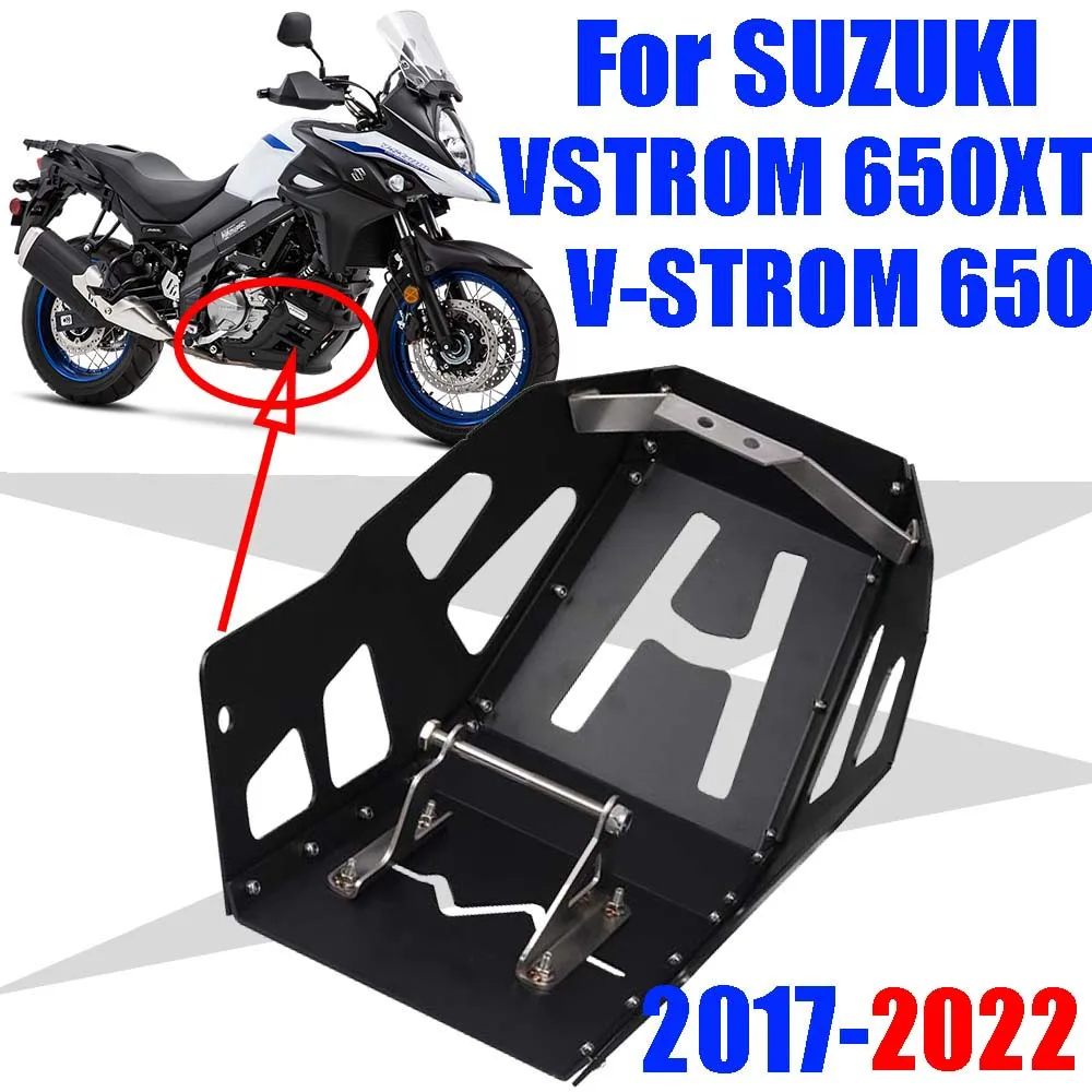 For SUZUKI V-STROM 650XT DL650 VSTROM 650 XT Accessories Motorcycle Engine Protection Cover Chassis Guard Skid Plate Protector