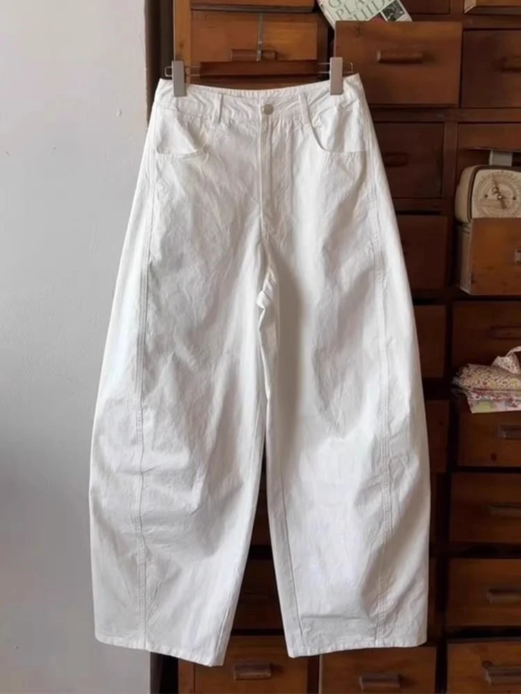 Plones Casus Hoados de Cintura Alta para Hombre y Mujer, Estilo Coreano de Verano, Plones de Nueve Puntos con Bo...