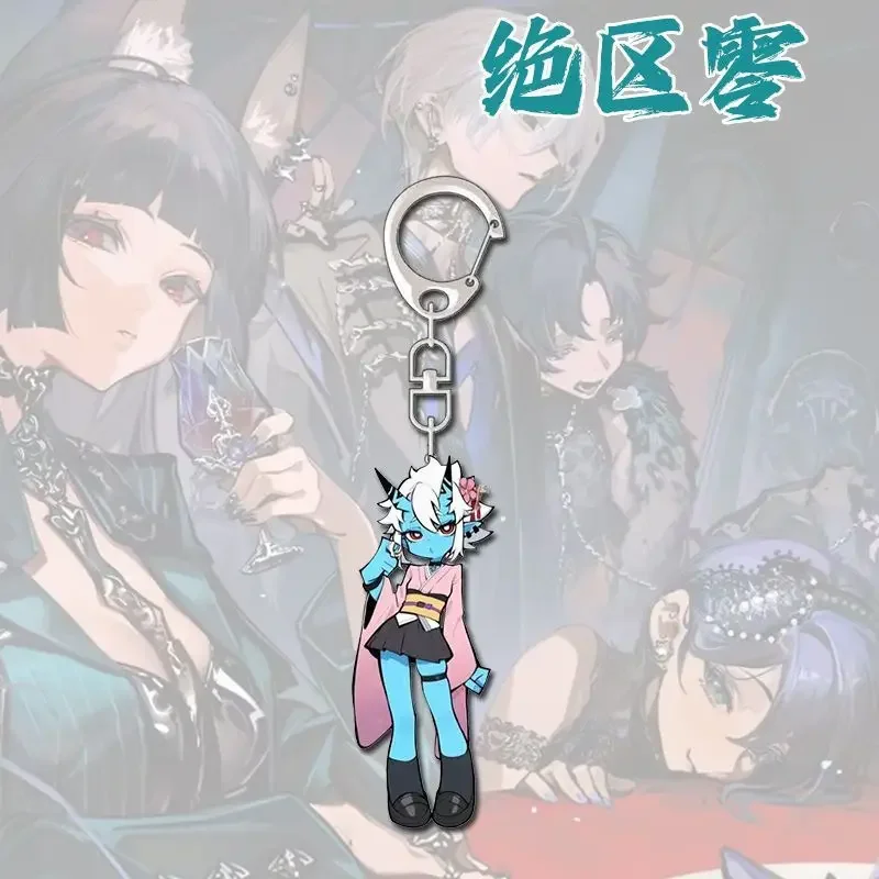 Zenless Zone Zero Keychain Cute Cartoon Game Characters Cell Phone Chain Book Bag Charm ZZZ Role Play Props Unisex Gifts