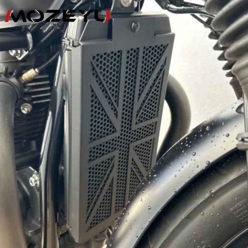 

2025 For Bonneville Bobber /Speedmaster Thruxton 1200 R/RS/TFC 2017- 2023 2024 Motorcycle Radiator Grille Guard Cover Protection