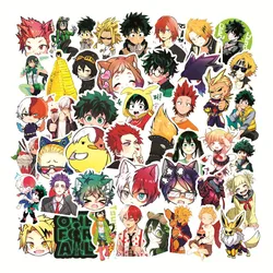 50pcs My Hero Academia Series Graffiti Stickers Suitable for Helmets Desktop Wall Decoration DIY Sticker Pack Wholesale