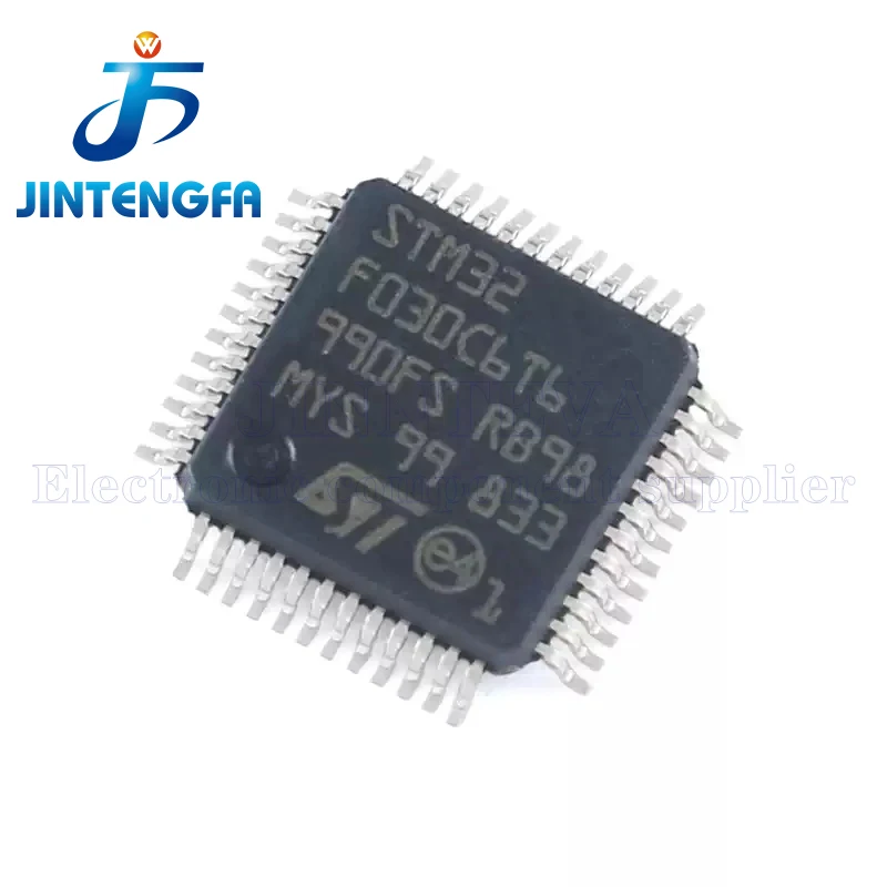 STM32F030C6T6 STM32F030C8T6 STM32F030CCT6 LQFP-48 STM32F 030C6T6 030C8T6 030CCT6 ARM Cortex-M0 32bit Microcontroller MCU IC Chip