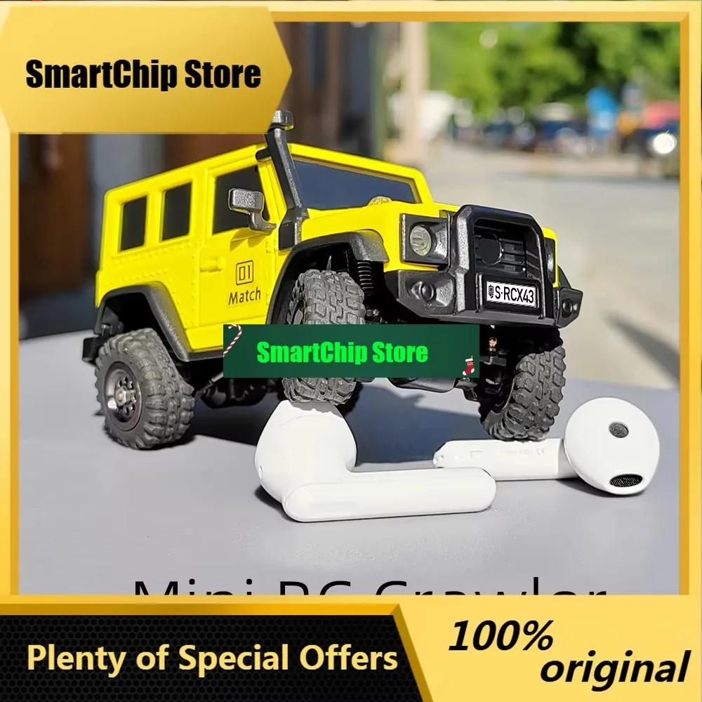 SmCpLDARC X43 RC Car 1:43 Simulation 4WD Mini Climbing Vehicle Full Time RTR Remote Control Toy For Adults And Children