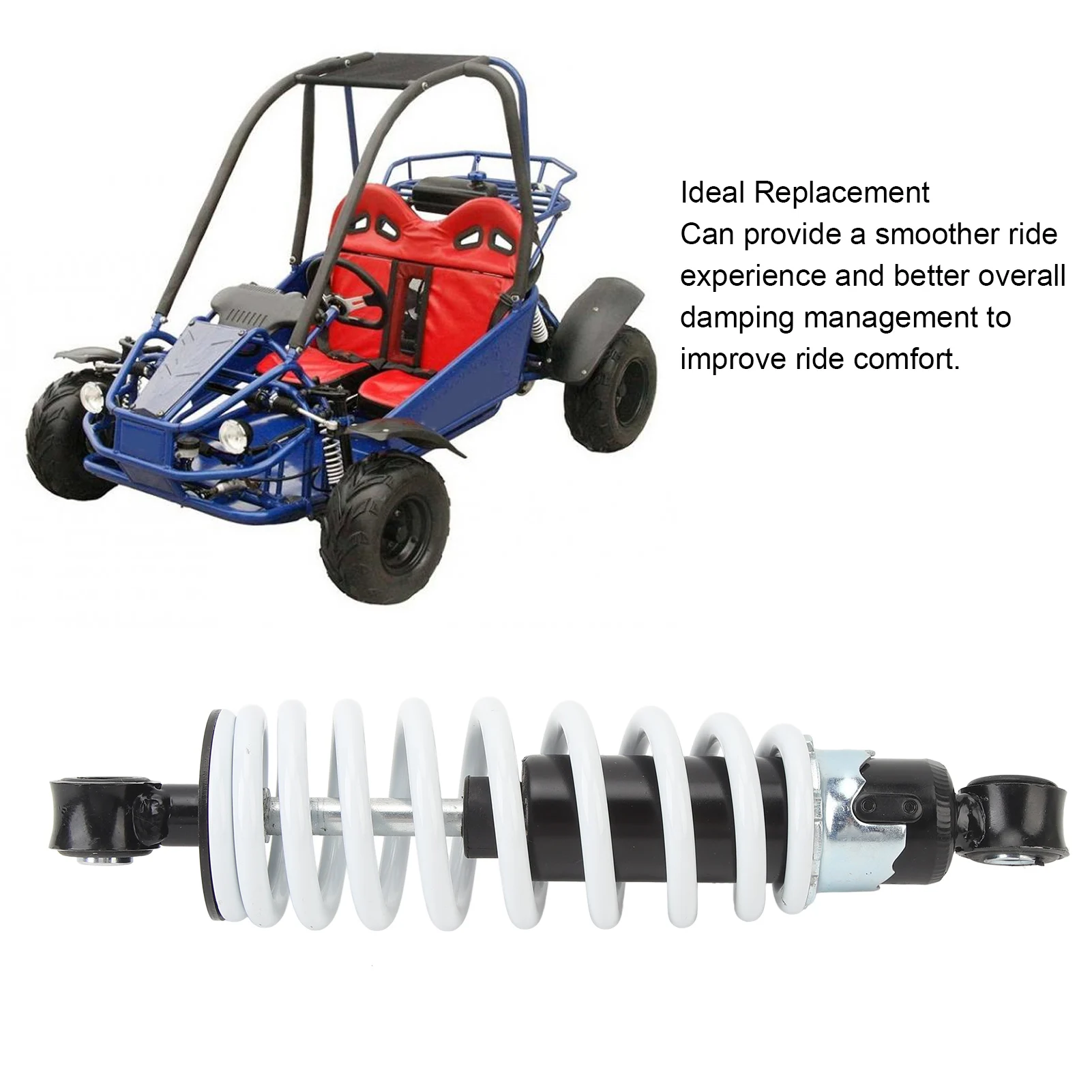 امتصاص الصدمات 230 مللي متر ثقب المسافة قابل للتعديل التخميد تعليق ممتص الصدمات الزنبركي ل 50cc 70cc 90cc 110cc الترابية دراجة الطرق غير الممهدة #4