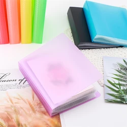 A6 Clear Sticker Photo Storage Album Booklet Binder Storage Book Organizer Folder 40 Pages for Stamp Dies Sticker Collection