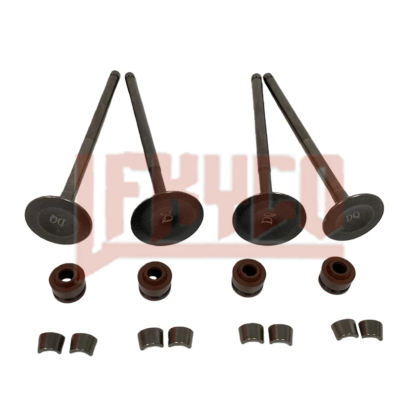 Motorcycle Engine Parts Exhaust Valves Inlet Intake Stem Oil Seal Kit for Vespa GTS GTV Super MP3 HPE 300 Upgrade Modified Parts