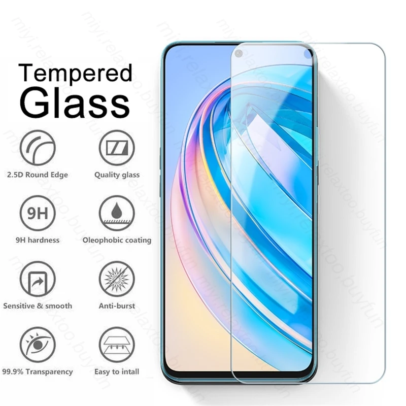 Honar Honer X8a Case 2In1 Camera Lens Screen Protector Tempered Glass Cover For HonorX8a Honor X8a 4G 2023 CRT-LX1 6.7