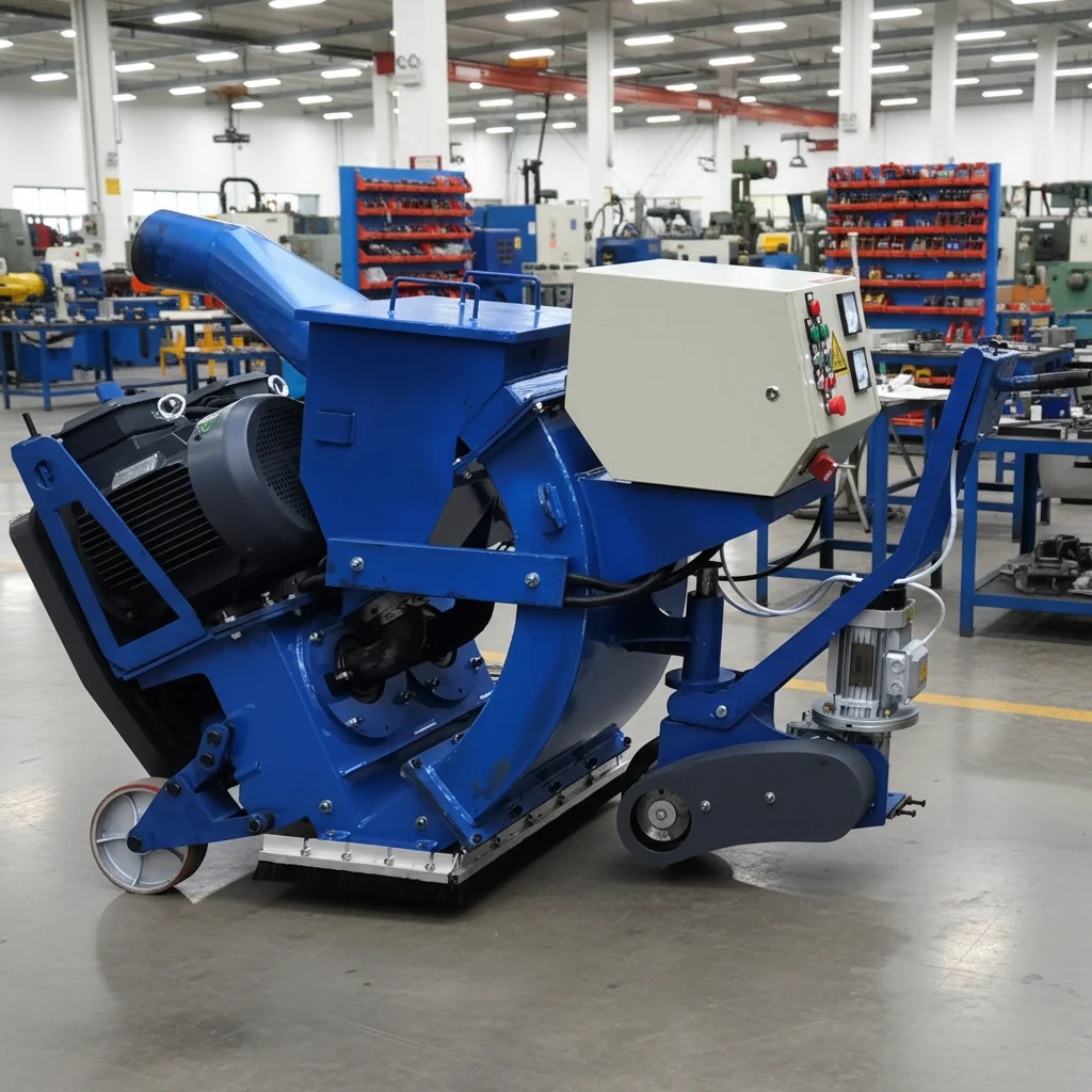 Mobile Warehouse Epoxy Floor Removal Shot Blasting Machine for Industrial Surface Prep