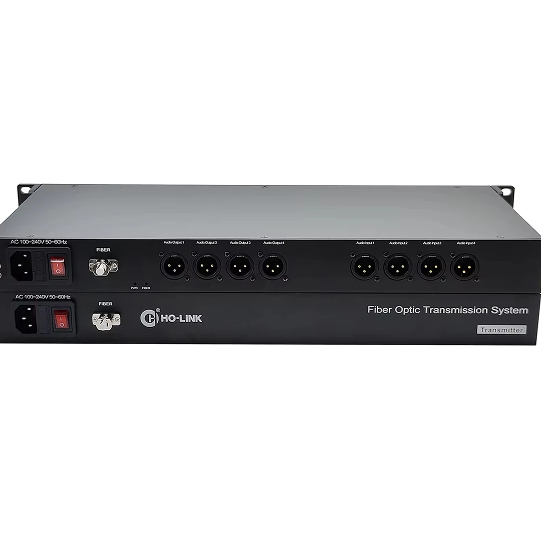 

8 Channel Balanced Xlr Audio Over Fiber Converter XLR Broadcast Audio Xlr to Optical Converter