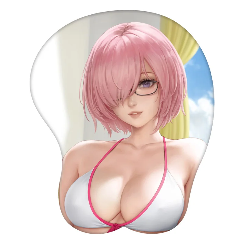 

Mash Kyrielight Fate/Grand Order Anime 3D Mouse Pad Wrist Rest Desk MousePad Mat Gamer Accessory