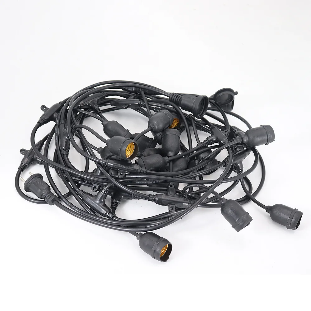 IP65 10M LED Garlands S14 LED String Light Commercial Patio String E27 LED Light String Decoration For Holiday Garden Wedding