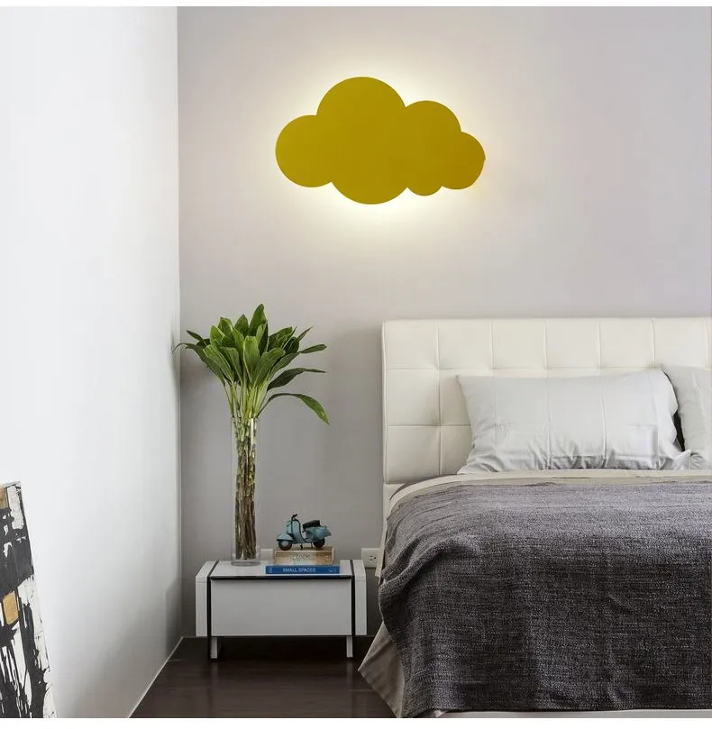 kids cloud wall light children room side lamp  art deco for Bedroom side lights Children Nursery wall side lamp fixtures