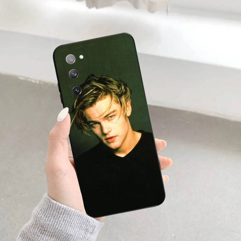 L-Leonardo Actor D-Dicaprio Phone Case For Samsung S23,22,21FE 20,10lite 9,8,5plus 6,7edge Note20,20ultra Black Silicone