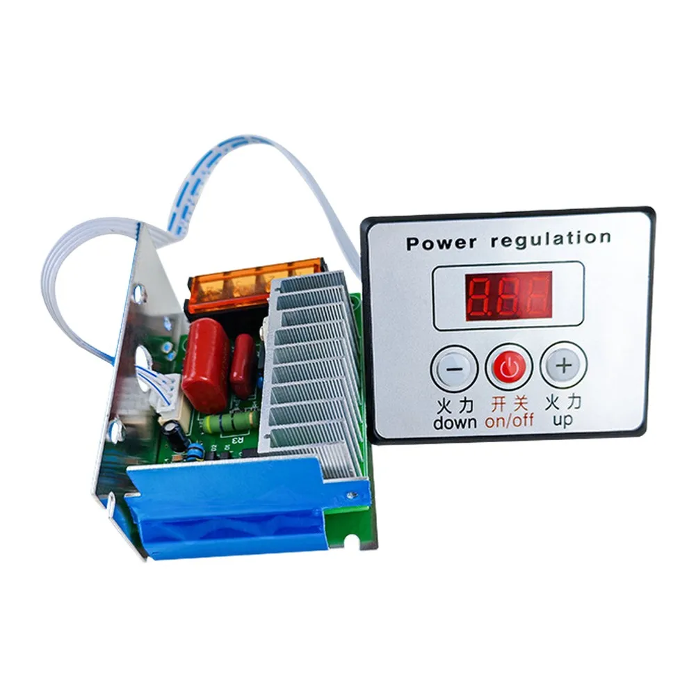 4000W AC Digital Voltage Controller 0-100% Adjustment, SCR Power Regulator For Dimming & Temperature Control