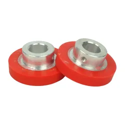 BateRpak Vertical Packaging Machine Part, Red Ruber Film Press wheel,1pair=2pcs wheel price