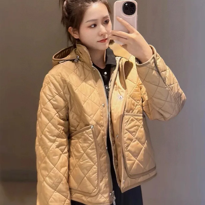 korean demi-season female puffer jacket Lightweight padded jackets clothing short feather coats Women\'s winter duck down jacket