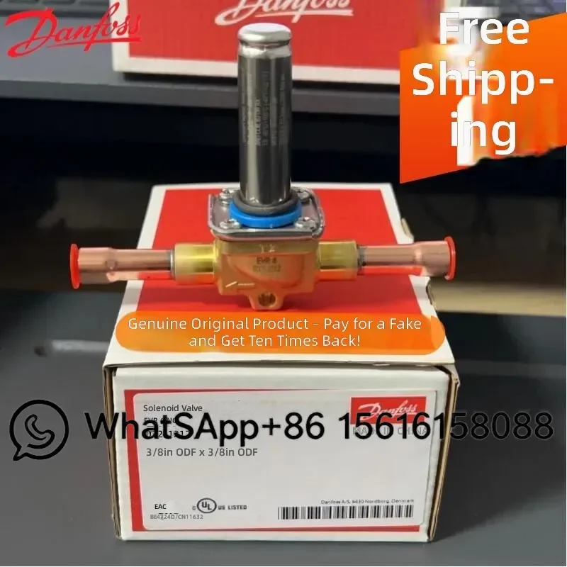 Original Danfoss Solenoid Valve EVR6 032L1204 EVR10 032L1212 EVR15 032L1209 EVR3 032L1217 032L1206 032L1225 032L1228