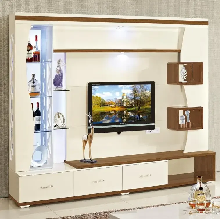 #For Living room furniture simple tv stand wood wall unit tv cabinet modern