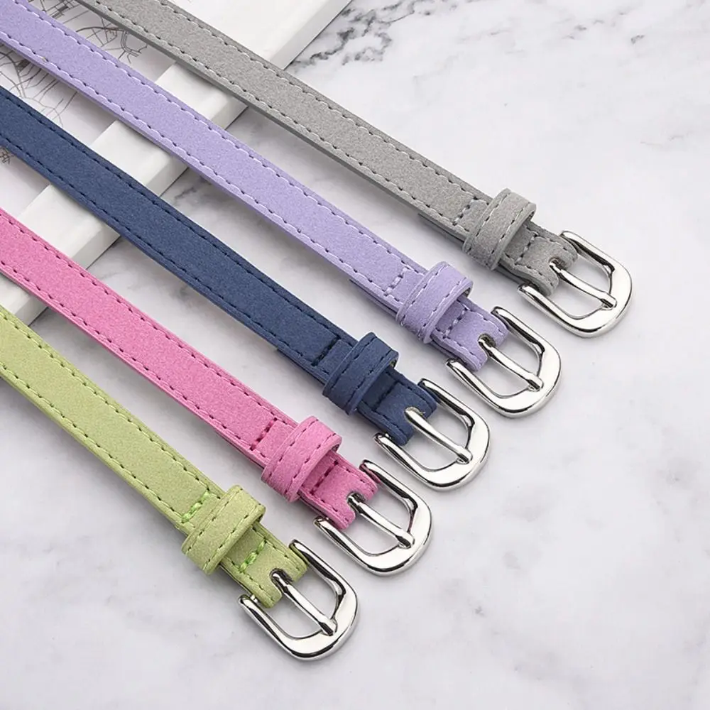 

Fashion Pin buckle Suede Leather Belt Luxury Design Retro Business Waist Belt Casual Waistband For Women