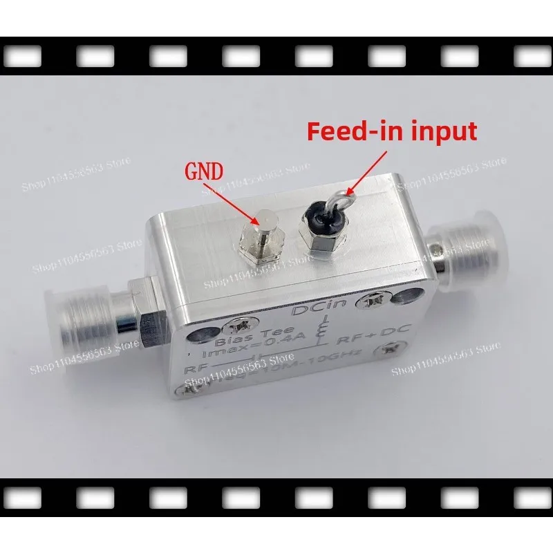 10M-10G RF Isolator SMA DC Feed Coaxial Bias 400mA