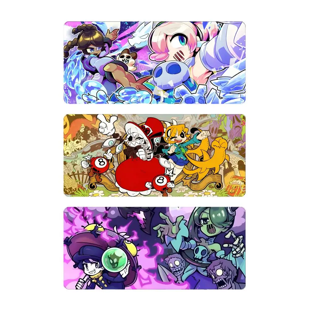 Cute Fighting Game S-Skullgirls Mouse Pad Mousepad Large Gaming LockEdge Thickened PC Table Desk Mat