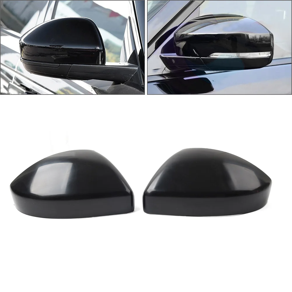 Car Rearview Mirror Cover Cap Primed For Land Rover Range Rover Discovery 5 For Jaguar E-Pace F-Pace