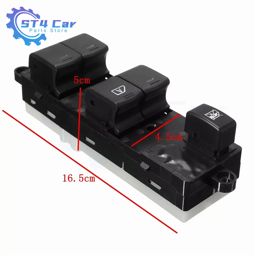 OE 25401-EB30B Master Elektrische Raam Schakelaar Linksvoor Voor Nissan Pathfinder Navara Qashqai 2005-2015 25401-BR00B 25401-JD001