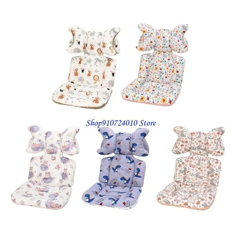 

77HD Detachable Cushion for Infant Strollers and High Chair Double Sided Soft Fabric