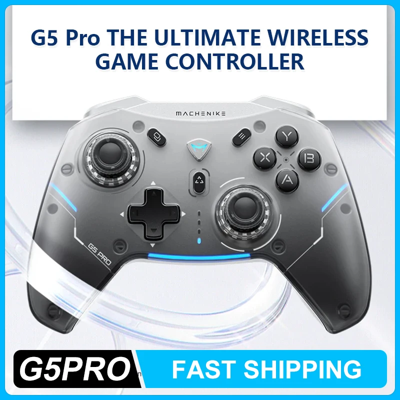 Gamepad Wireless Game Controller G5 Pro Elite Hall Trigger Joystick Mechanical Tactile Buttons For Switch PC Android IOS