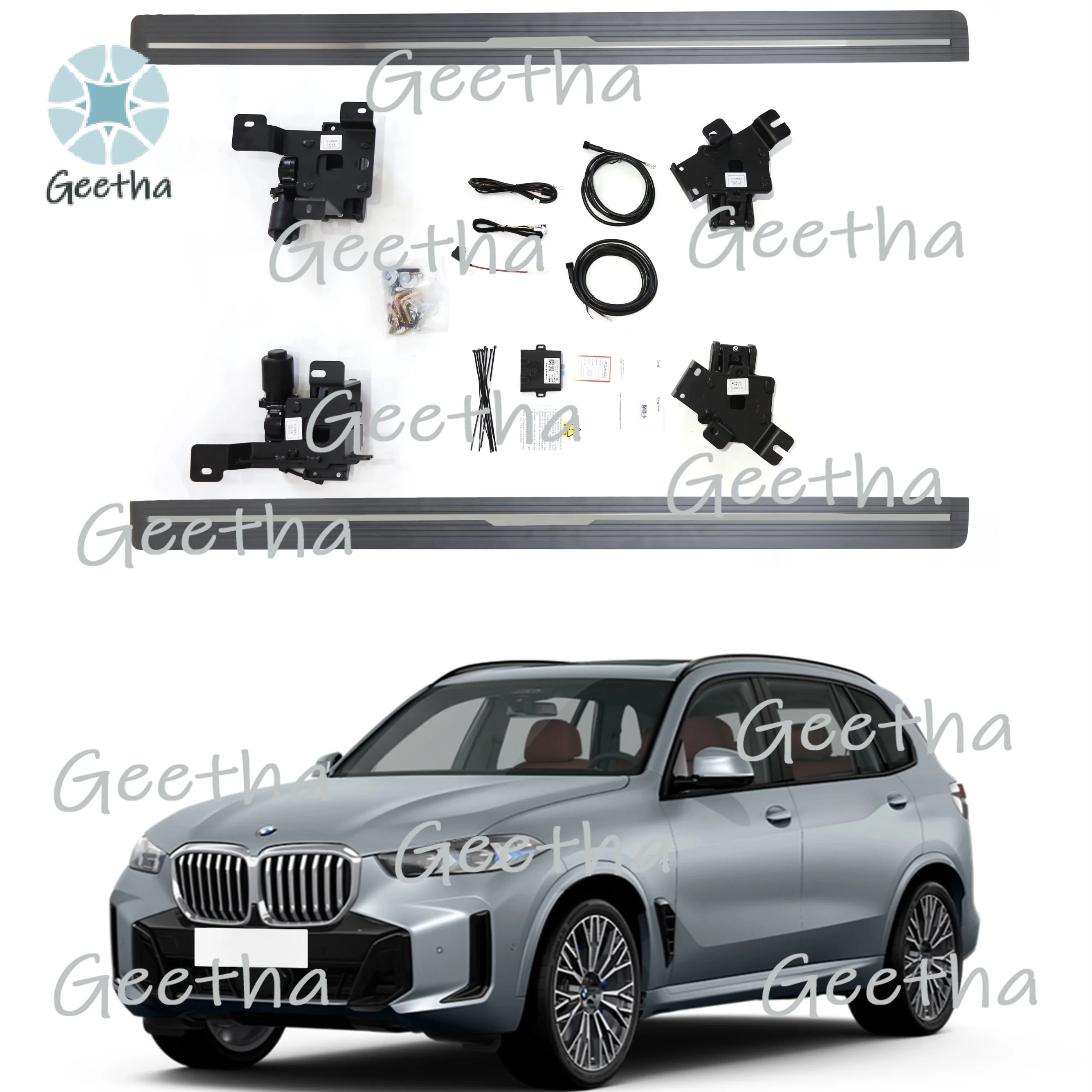 

Aluminum Alloy Waterproof Electric Side Steps Retractable Running Boards for BMW X6 2015-2023